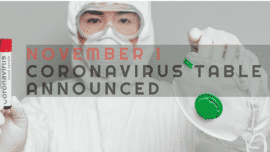 turkey coronavirus table latest status