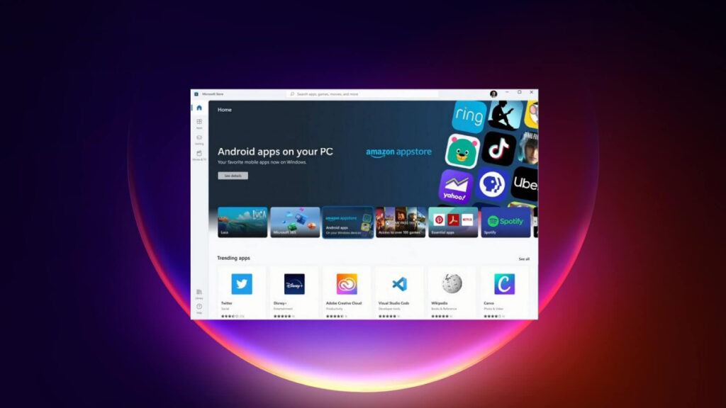 Android Apps to Windows 11