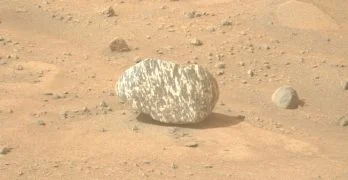 Mars Non-Planetary Rock Discovery