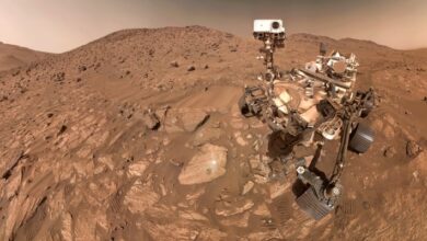 Mars Non-Planetary Rock Discovery