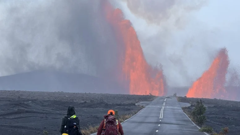 Kilauea Volcano Lava Flow