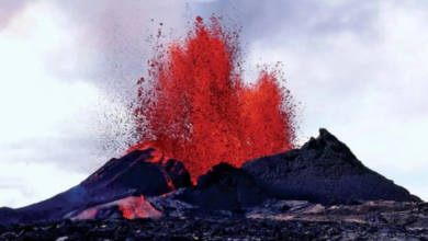 Kilauea Volcano Lava Flow